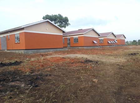9 OPM Staff houses in Ayilo1 by Lutheran world federation in Adjuman under UNHCR Funding